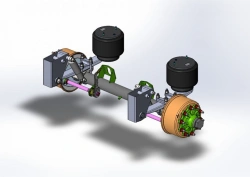 Axle Assembly with Pneumatic Suspension AXL-13-RFSGPK-00