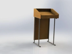 Portable Podium for Presentations - Customizable Design