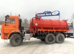 Oil and Gas Condensate Collection Tank 5675K Model 6999K7-10 on KAMAZ Chassis 65225-53, 65225-54