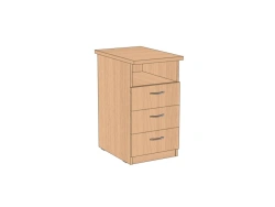 3-Drawer Side Cabinet 404x604x750 mm APТP-3.6