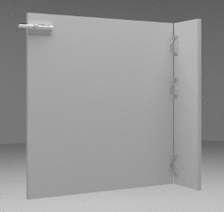 Universal Gate C with Metal Hinge