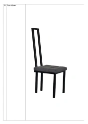 Comfortable Moon Chair with Soft Seat and Metal Frame