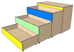 Kids Triple Bunk Bed FН.МДУ.01.07.00.00.00