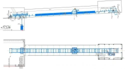 Telescopic Conveyor for General Industry, Width 500-2000 mm KLT/OП-500-2000