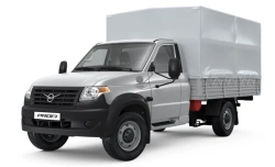 UAZ 236021-221-20 Truck with 3-Seater Cabin and Cargo Platform