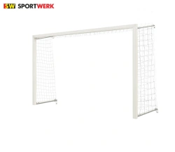 Aluminum Folding Handball Goals 3x2x0.6m for Wall Mounting