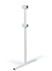 Eco Two-Level Mobile Choreographic Rack (Pair) - White