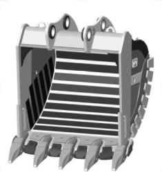 Heavy-Duty Rock Bucket RDX-113.235d-XS115(5)WS-NF