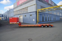 Polittrans 94183-072 Semi-Trailer with Plant Axle and Tires