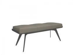 Three-Seater Bench with Waterproof Plywood Frame