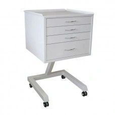 Dental Table SS-1-5 with 4 Drawers and Metal Top
