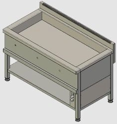 Gas Fryer for Large Volume Cooking BPF 01 "Kalahéo