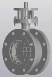 Carbon, Alloy, and Stainless Steel Rotary Disc Valves - STK-ZDP Type