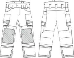 Firefighter Combat Clothing Type U Class 1 Model 0892