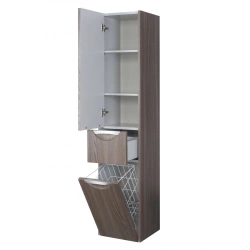 Functional Wall-Mounted Column Cabinet Aquaton Silva Left