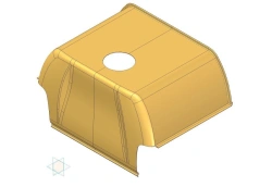 Front Middle Right Arch Lining for LiAZ 529220 - 529220-5107020-10