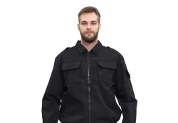 Gray Security Suit for Cold Weather Protection