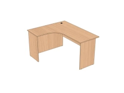Ergonomic Corner Desk 1404/504*1204/604*740 mm ASUE-14