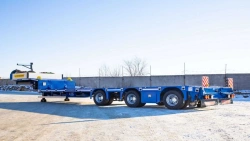 Specialized Heavy-Duty Semi-Trailer 98523 with Metal Modifications