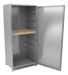 Bread Storage Cabinet with Shelves and Doors