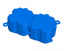 Polyethylene Float Module for Floating Structures SFII 400 double