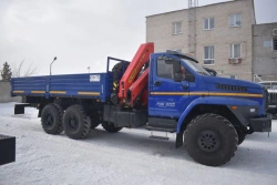 Specialized Truck with Crane Manipulator, Ural 43206-1151-61, 43206-6151-71, GIRD Model 584