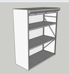 Medium-Duty Metal Structure with Rolling Shutters, Model: MDMS-1200