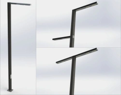 Outdoor LED Street Light for Garden and Office, Model Slot