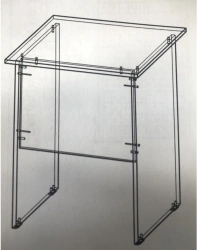 Wooden Student Desk for Educational Institutions Model SP 0.6