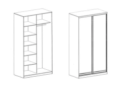 Stylish Sliding Wardrobe for Efficient Space Management