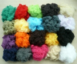 Synthetic Fiber PETF Spun and Crimped Yarn
