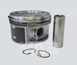 Piston with Piston Pin and Rings Set for 4-Cylinder Engines 405000.1064018-52