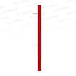 Durable End Column for Modern Design, Model MF-1.3.16.00.02