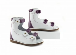 Children's orthopedic shoes for residual limb and prosthetic feet