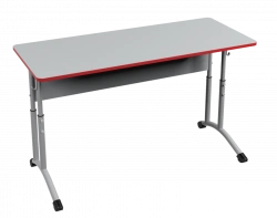 Adjustable Two-Seat Student Desk for Grades 5-7