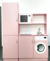 Kids Play Kitchen Set - Durable MDF Construction