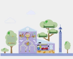 Decorative Educational Panel "Family Budget" PFG-0SB