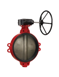 Granvel DN400 mm PN10 Bar Wafer Type Butterfly Valve