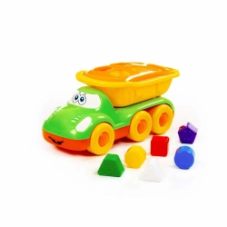 Educational Dump Truck Toy for Toddlers with Shape Sorting Features - Model 48363