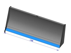 Snow Plow Attachment for P320-A Loader - P320-3A