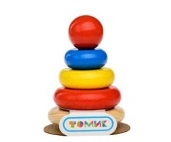 Wooden Stacking Toy with 5 Pieces - Model 202
