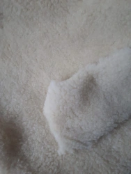 Artificial Fur Knit Fabric with Wool and Synthetic Fibers