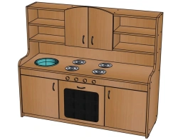Preschool Kitchen Play Set #2 Height 1000/NIM20