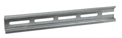 Perforated DIN Rail (25cm) Galvanized - YDN10-0025