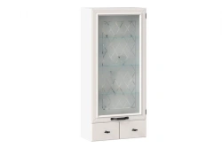 Marina LD.273760.000 Facade Door Set for Cabinet with Showcase 600 (Textured White Oak)