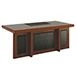 Harvard Desk with Inserts - Solid Wood, MDF, and Particleboard