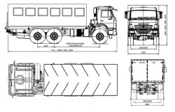 Special Animal Transport Vehicle 1714 Model: 1714-0000010-KF1 on KAMAZ Chassis 43118-50, 43118-37, 5350-37, 43118-A5, 431