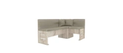 KU City Sofa M Light Sonama Fabric