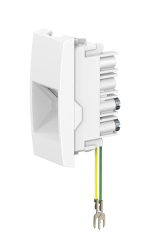 CADUCEUS ALING MODE Hidden Installation Telephone Socket RJ12 6P2C 1M White, Art. 661.0