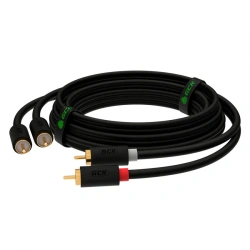 High-Quality Audio Cable GCR-AJR22, 2 RCA to 2 RCA